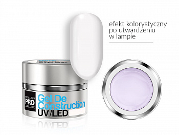 Гель для моделирования MOLLON PRO GEL DE CONSTRUCTION - SUBTLE WHITE 08 (15 ml)